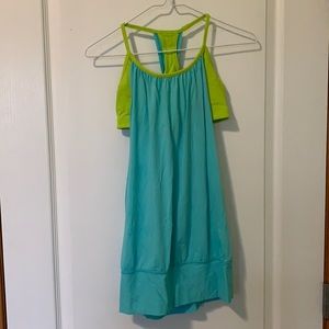 Aqua and green lululemon top! Size 4